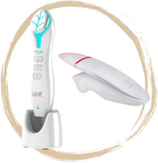 Blatt mit Skin Scrubber