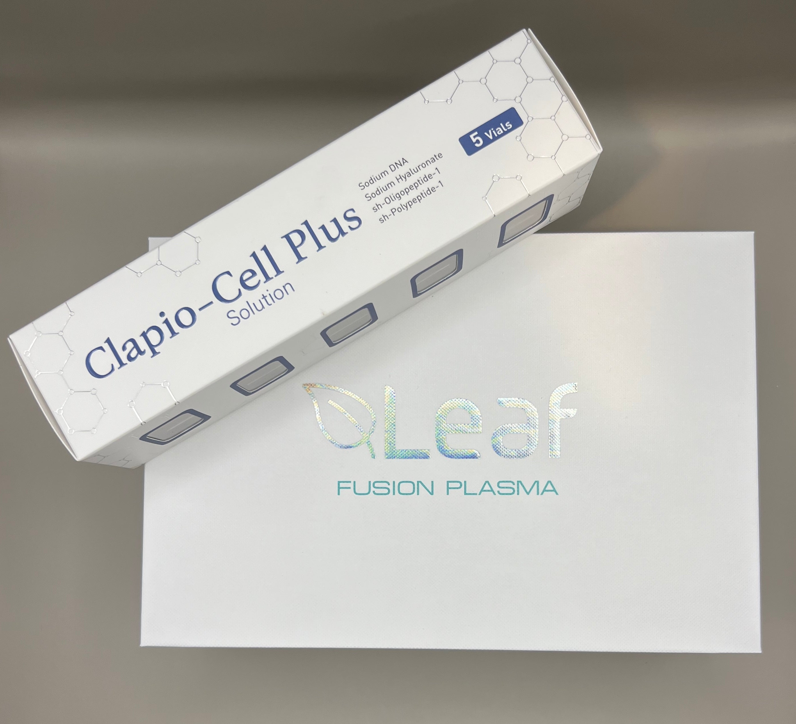 Blatt mit Clapio-Cell Serum