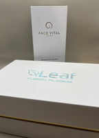 Blatt mit Skin Scrubber